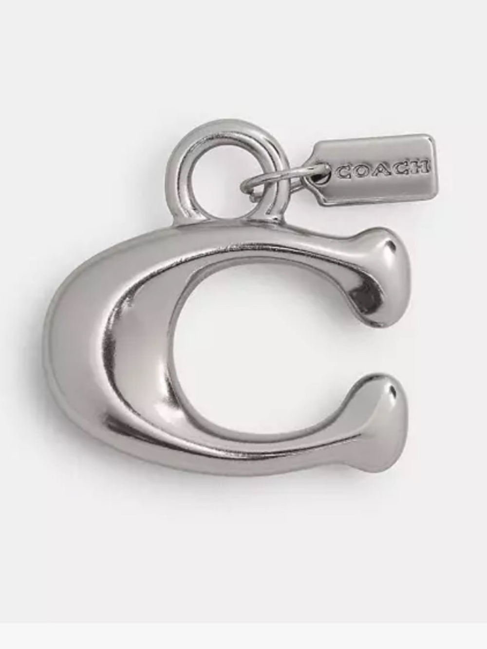 Coach signature mini C charm NWT